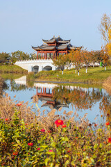 The bridge over the lake