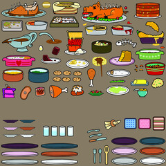 Thanksgiving Dinner Set