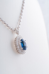 Studio shoot of  diamond jewelry 