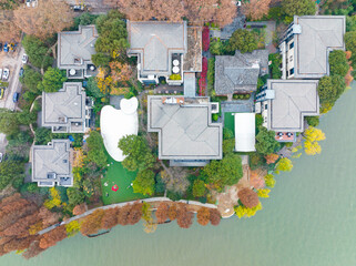 Hubei Wuhan East Lake Scenic Area Late Autumn Scenery