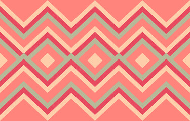 Seamless pattern zigzag chevron, geometric fabric pattern, textile illustration vector, printing, Christmas New Year festival wrapping paper.