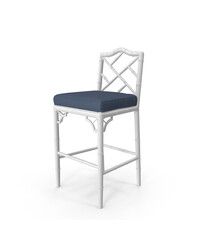 black and white chair
