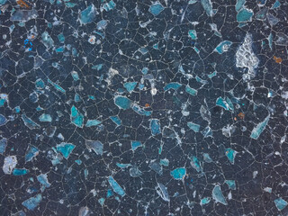 Abstract dark blue background. Chaotic spots and stains. Wallpaper with bright saturated color.