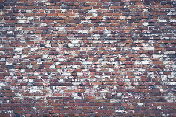 red brick wall, can be used as wallpaper and background