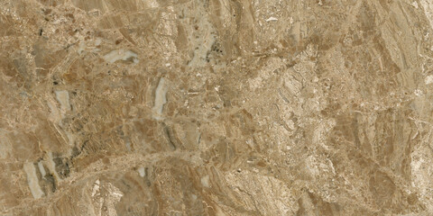 Polished Brown marble. Real natural marble stone texture and surface background. Natural breccia marbel tiles for ceramic wall and floor, Emperador premium glossy granite slab stone.