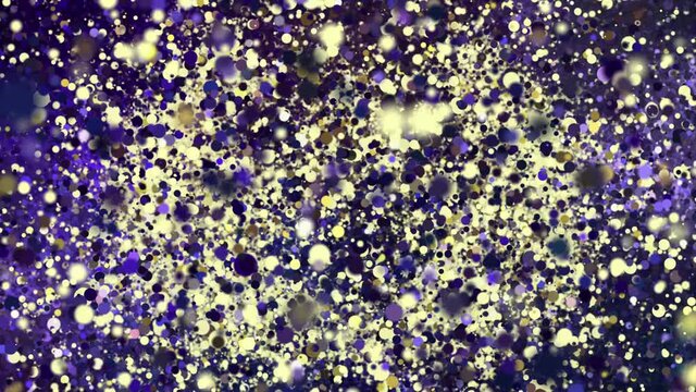Zodiac sign Gemini a symbol of the constellation of bright stars of the horoscope. Abstract animation consisting of many particles of the zodiac sign transition from the stars to its symbol