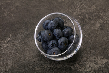 Ripe sweet tasty blueberries heap