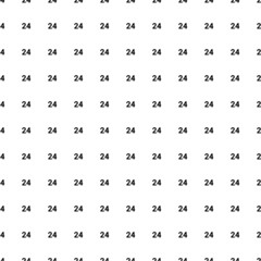 Square seamless background pattern from black around the clock symbols. The pattern is evenly filled. Vector illustration on white background