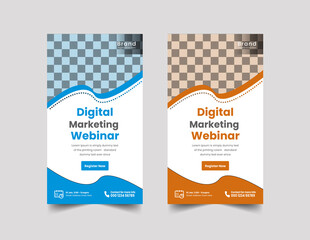 Corporate business promotion and digital marketing story
