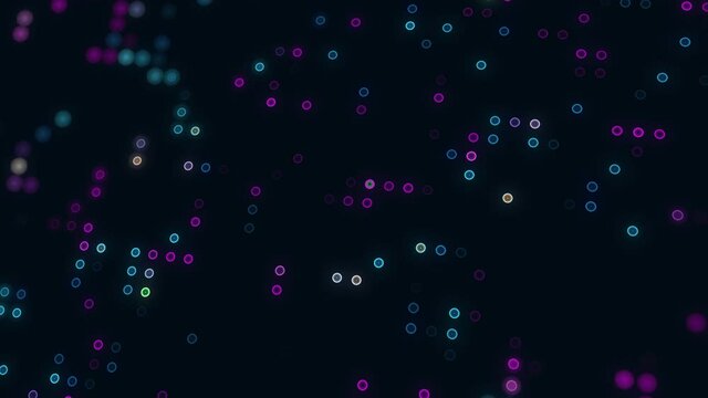 4K Close up Digital Technology Cycle Ball Hitech Background