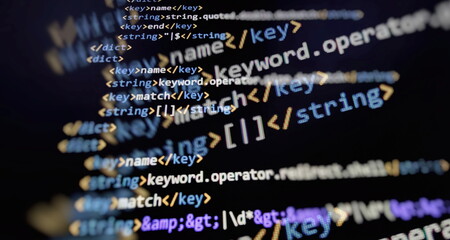 Programming source code HTML for Website development. Server logs analysis.