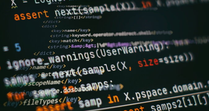 Programming source code HTML for Website development. Server logs analysis.