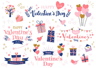 バレンタインデー用ハートのフレーム水彩 Anniversary Wall Mural Anniversa Iwozon