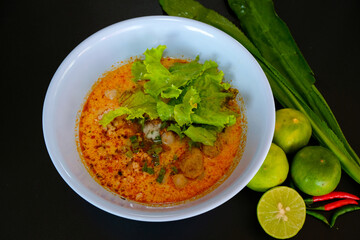 Clear Soup Noodles with Crispy Fish Balls