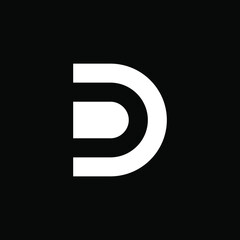 D Logo can be use for icon, sign, logo and etc