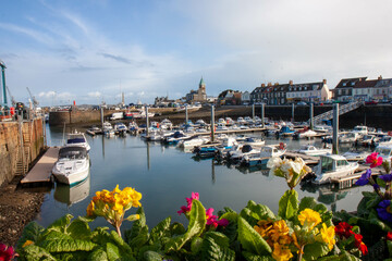 A summers day at St Sampson's Marina in Guernsey