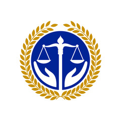 Law Firm Logo can be used for icon, logo and etc