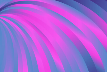 Pink and Blue Curved Stripes Gradient Background - 475807807