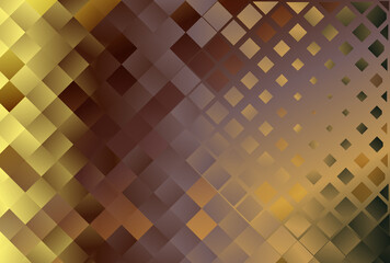 Brown and Gold Gradient Rectangle Mosaic Background Vector Image - 475807819