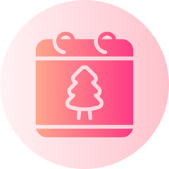 xmas day gradient icon