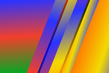 Colorful Gradient Diagonal Lines Background Vector Eps