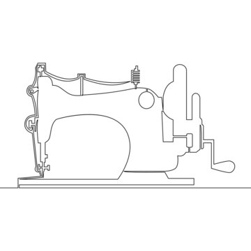 Sewing Machine, an art print by Random Line - INPRNT