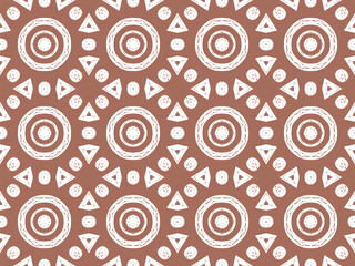Fototapeta premium Abstract Pattern - Oriental Vector Background - Seamless