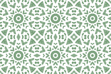 Abstract Pattern - Oriental Vector Background - Seamless