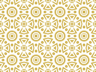 Abstract Pattern - Oriental Vector Background - Seamless