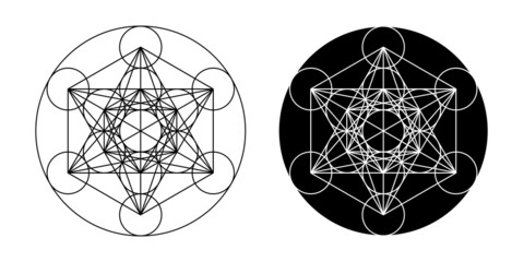 神聖幾何学フルーツオブライフ、メタトロンキューブ