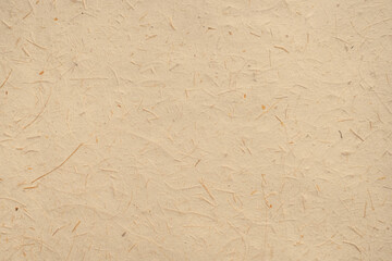 Brown craft paper texture background from made natural leaves. Recycled paper texture background banner concept.