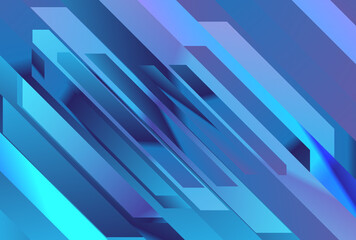 Modern Blue Diagonal Shapes Background
