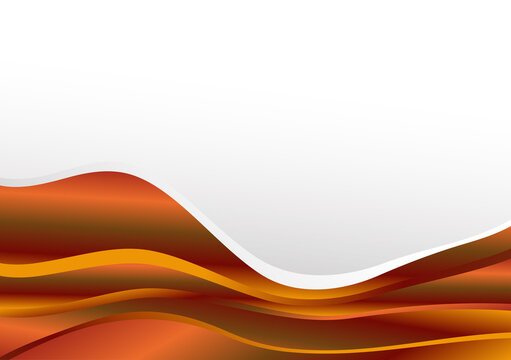 Red and Orange Wavy Background with Copy Space for Your Text © stockgraphicdesigns