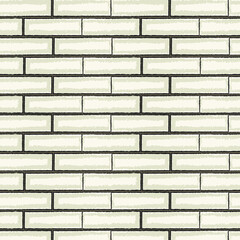 Seamless background with a pattern of white brick masonry