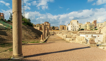 Roman Theatre _ Monuments of Alexandria Egypt