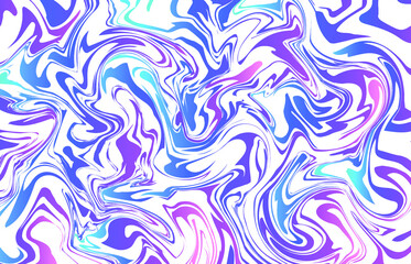 Abstract bright multicolored background. Liquid marble mixed oil paints