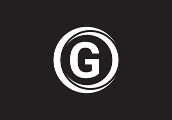 Obraz premium this is a creative G letter rounded icon design