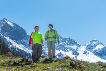 Frühlingswanderung in den oberallgäuer Bergen