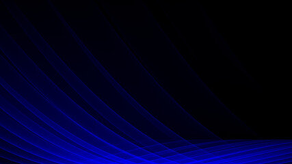 Abstrakter Hintergrund 4k blau hell dunkel Wellen und Linien