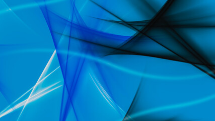 Abstrakter Hintergrund 4k blau hell dunkel Wellen und Linien organisch