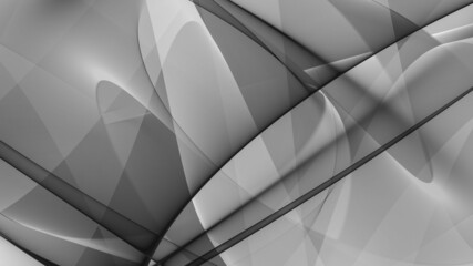 Background abstract 8K monochrome white gray silver black waves lines curves gradient