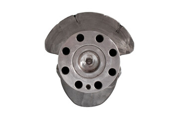 new crankshaft on a white background