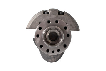 new crankshaft on a white background