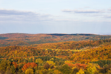 autumn landscape in the mountains