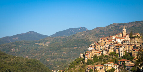 Apricale - Italian old village in Liguria region