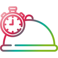 fast delivery gradient icon