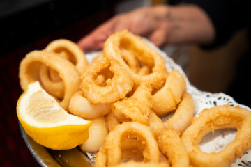 calamares a la andaluza fritos para restaurante