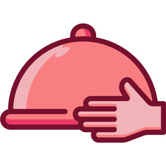 food delivery Two Tone icon