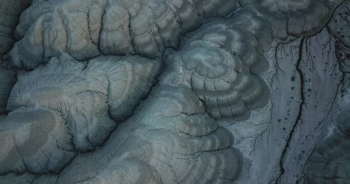 Clay Hills View in Nallihan. They Are Hills Created By The Wear Of Clay Layers With Different Resistance. Nallihan is a district of Ankara Province.        