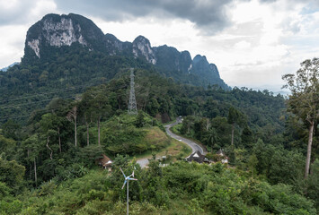 landscape in the mountains